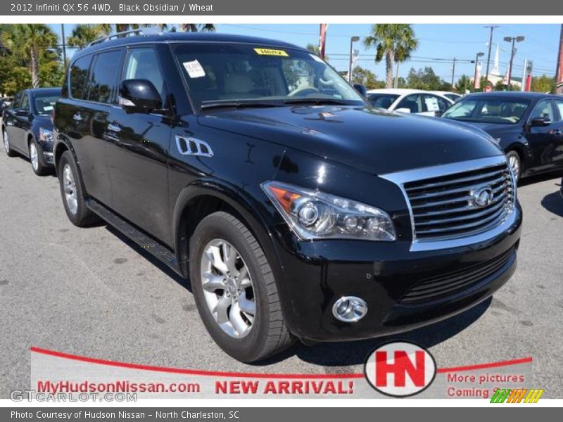 Black Obsidian / Wheat 2012 Infiniti QX 56 4WD