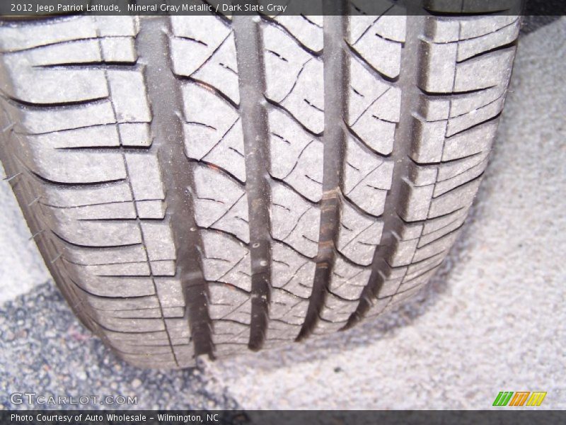 Mineral Gray Metallic / Dark Slate Gray 2012 Jeep Patriot Latitude