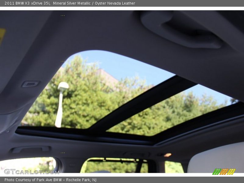 Mineral Silver Metallic / Oyster Nevada Leather 2011 BMW X3 xDrive 35i