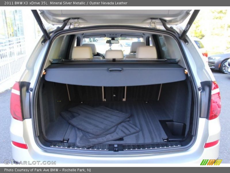 Mineral Silver Metallic / Oyster Nevada Leather 2011 BMW X3 xDrive 35i