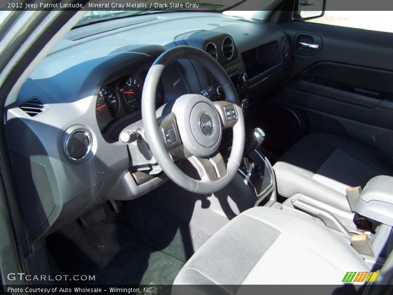 Mineral Gray Metallic / Dark Slate Gray 2012 Jeep Patriot Latitude