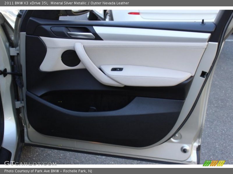 Mineral Silver Metallic / Oyster Nevada Leather 2011 BMW X3 xDrive 35i
