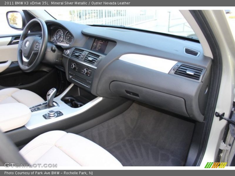 Mineral Silver Metallic / Oyster Nevada Leather 2011 BMW X3 xDrive 35i