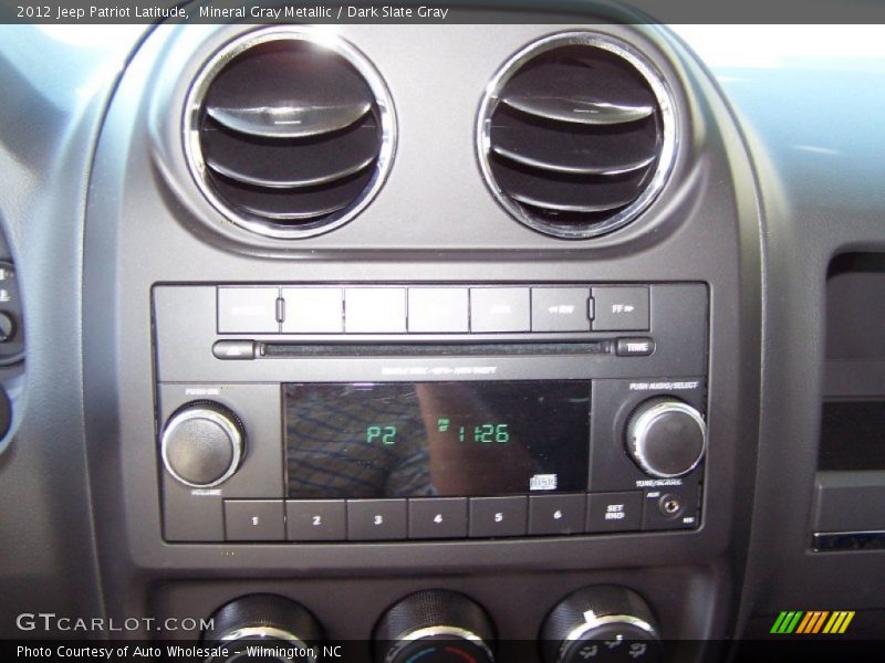 Mineral Gray Metallic / Dark Slate Gray 2012 Jeep Patriot Latitude