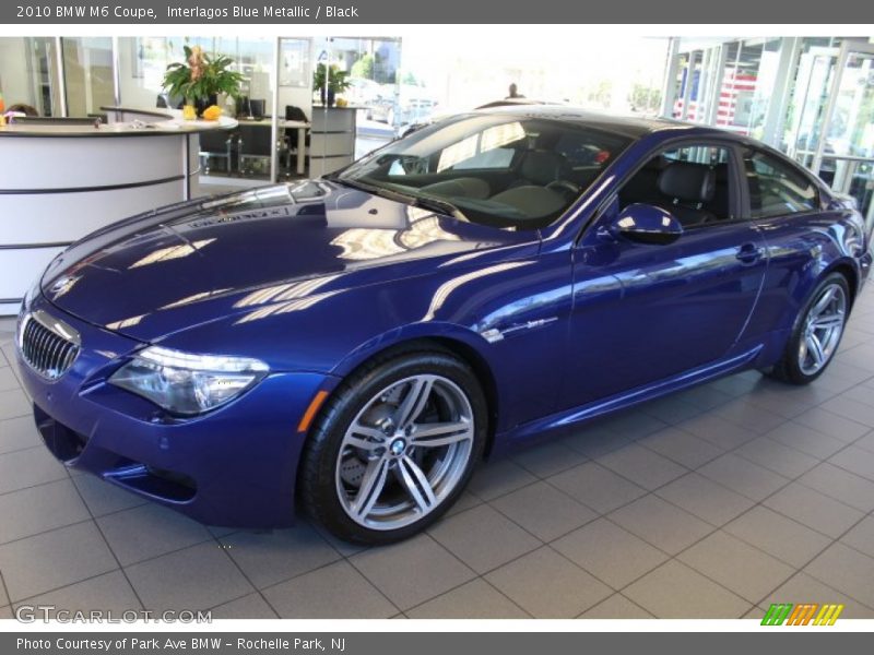 Interlagos Blue Metallic / Black 2010 BMW M6 Coupe