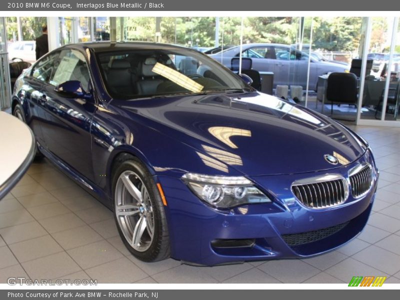 Interlagos Blue Metallic / Black 2010 BMW M6 Coupe