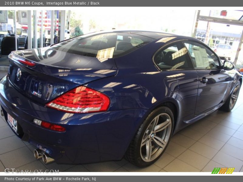Interlagos Blue Metallic / Black 2010 BMW M6 Coupe