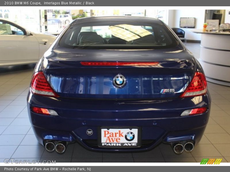 Interlagos Blue Metallic / Black 2010 BMW M6 Coupe