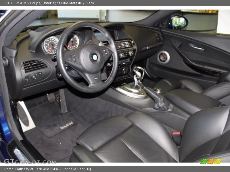 Black Interior - 2010 M6 Coupe 