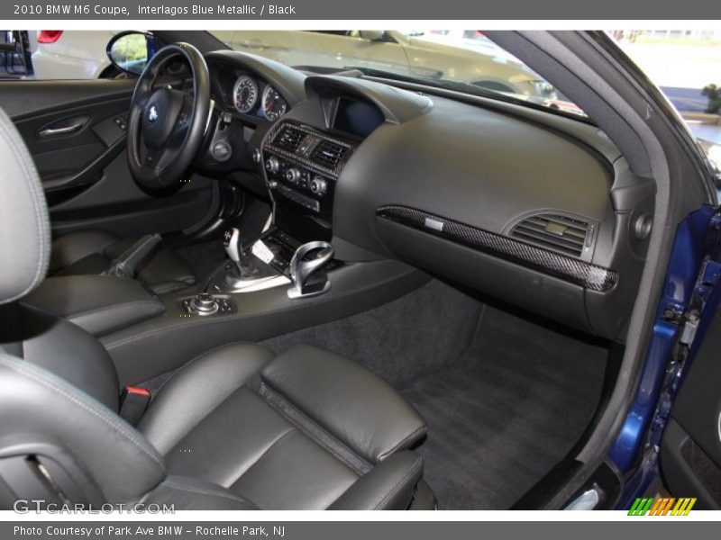 Interlagos Blue Metallic / Black 2010 BMW M6 Coupe