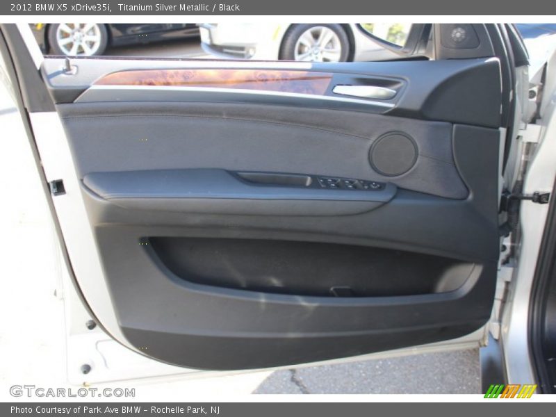 Titanium Silver Metallic / Black 2012 BMW X5 xDrive35i