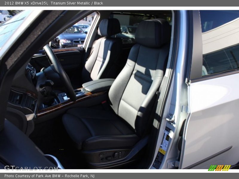 Titanium Silver Metallic / Black 2012 BMW X5 xDrive35i