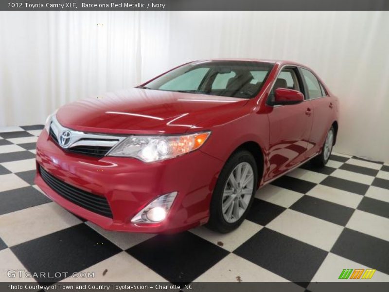 Barcelona Red Metallic / Ivory 2012 Toyota Camry XLE