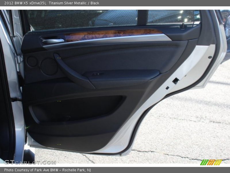 Titanium Silver Metallic / Black 2012 BMW X5 xDrive35i