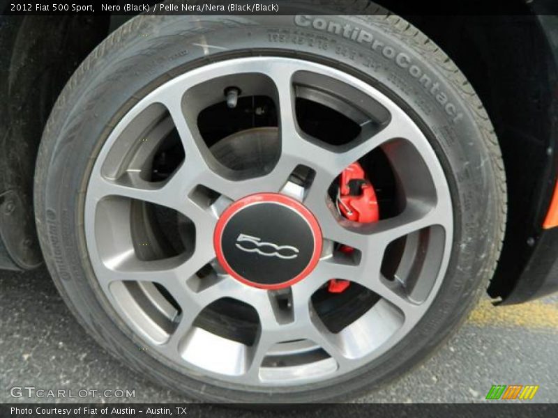 Nero (Black) / Pelle Nera/Nera (Black/Black) 2012 Fiat 500 Sport
