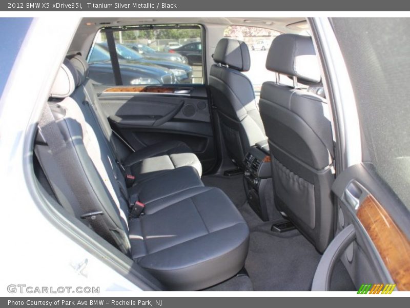 Titanium Silver Metallic / Black 2012 BMW X5 xDrive35i