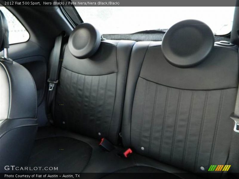 Nero (Black) / Pelle Nera/Nera (Black/Black) 2012 Fiat 500 Sport