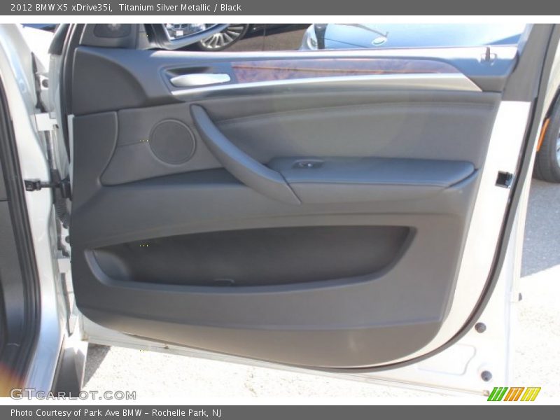 Titanium Silver Metallic / Black 2012 BMW X5 xDrive35i