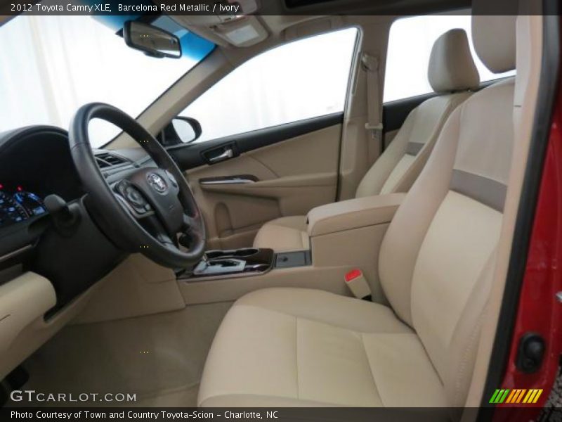 Barcelona Red Metallic / Ivory 2012 Toyota Camry XLE