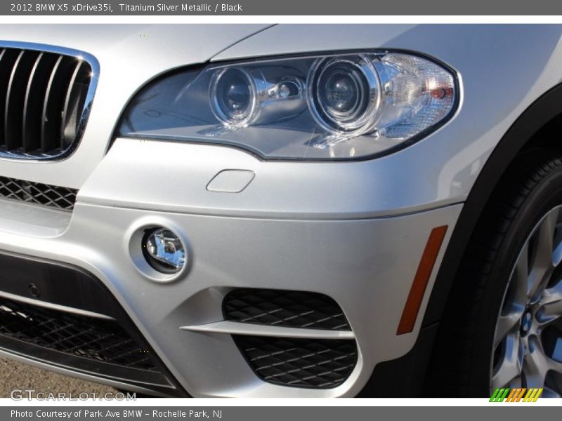 Titanium Silver Metallic / Black 2012 BMW X5 xDrive35i