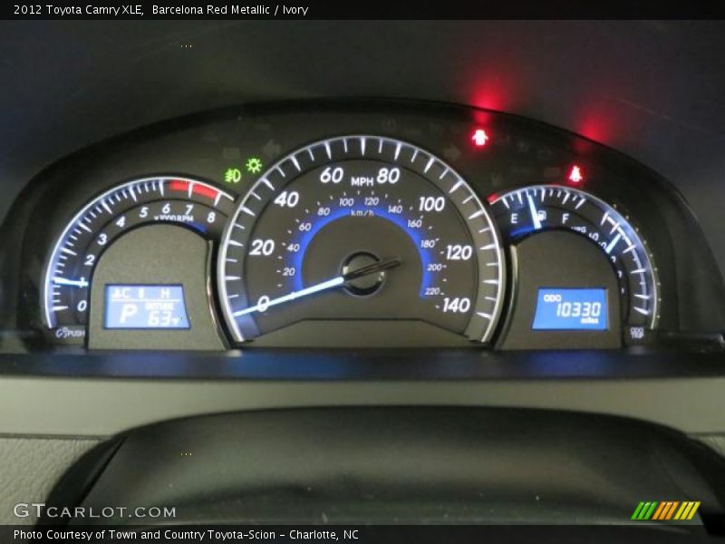 Barcelona Red Metallic / Ivory 2012 Toyota Camry XLE