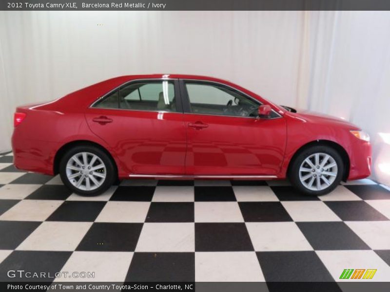 Barcelona Red Metallic / Ivory 2012 Toyota Camry XLE