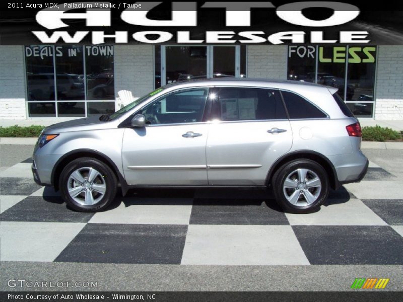 Palladium Metallic / Taupe 2011 Acura MDX