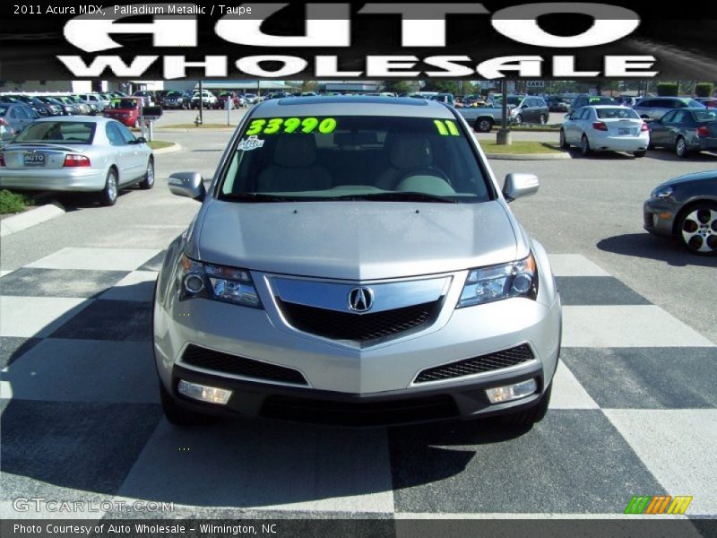 Palladium Metallic / Taupe 2011 Acura MDX