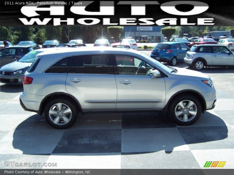Palladium Metallic / Taupe 2011 Acura MDX