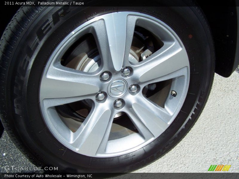 Palladium Metallic / Taupe 2011 Acura MDX
