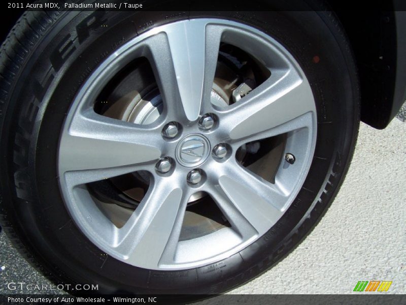 Palladium Metallic / Taupe 2011 Acura MDX