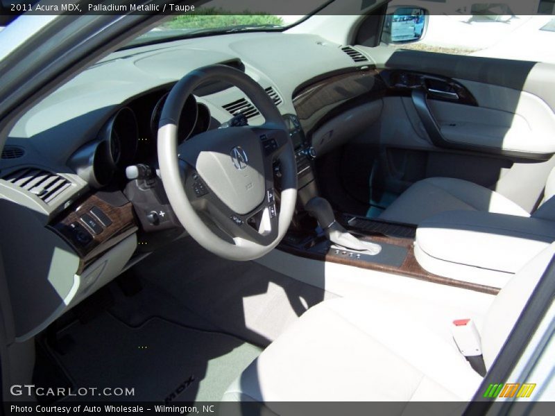 Palladium Metallic / Taupe 2011 Acura MDX
