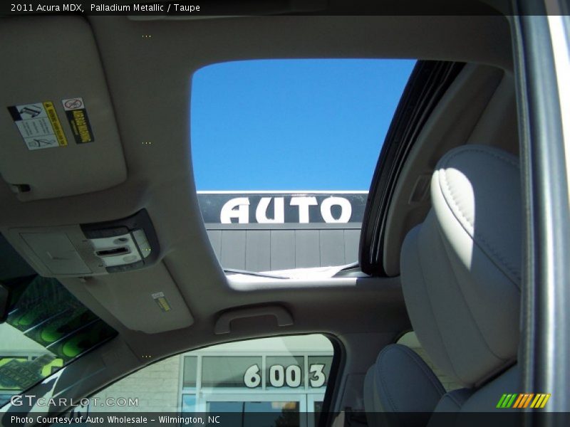 Palladium Metallic / Taupe 2011 Acura MDX