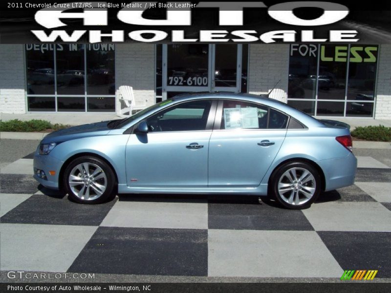 Ice Blue Metallic / Jet Black Leather 2011 Chevrolet Cruze LTZ/RS