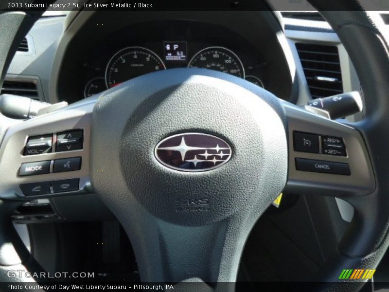 Ice Silver Metallic / Black 2013 Subaru Legacy 2.5i