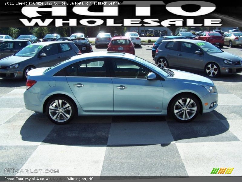 Ice Blue Metallic / Jet Black Leather 2011 Chevrolet Cruze LTZ/RS