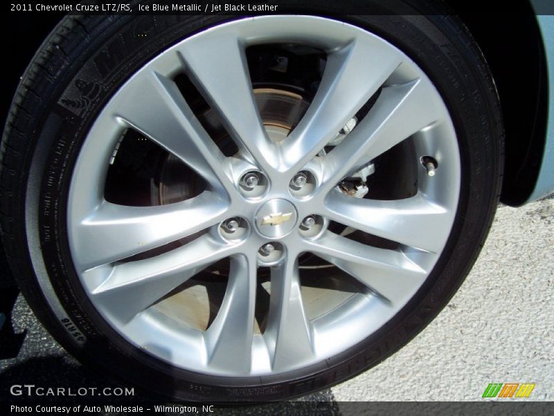 Ice Blue Metallic / Jet Black Leather 2011 Chevrolet Cruze LTZ/RS
