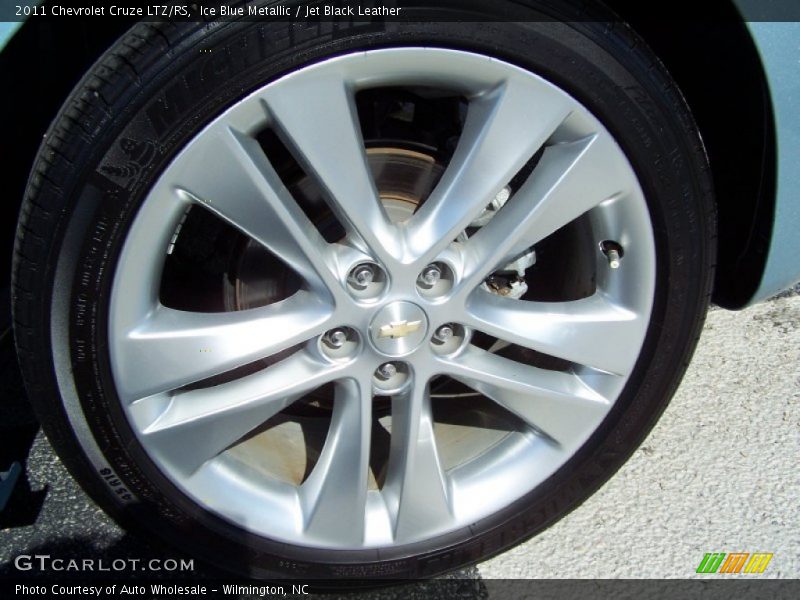 Ice Blue Metallic / Jet Black Leather 2011 Chevrolet Cruze LTZ/RS