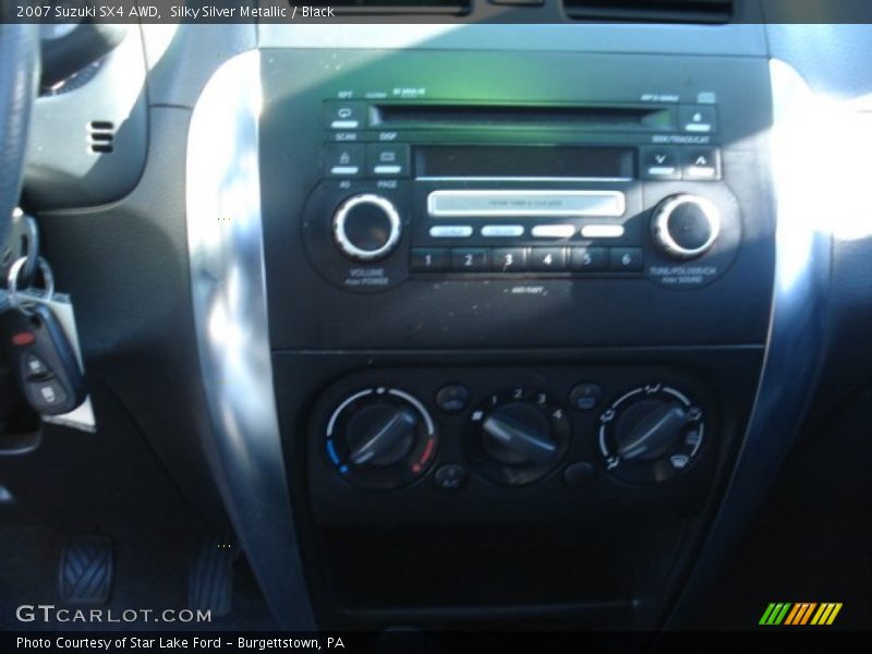 Silky Silver Metallic / Black 2007 Suzuki SX4 AWD