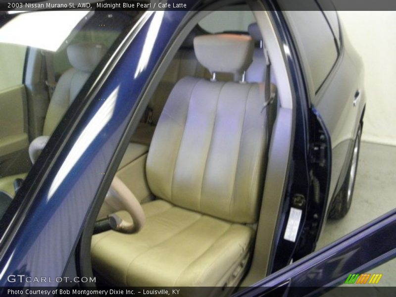 Midnight Blue Pearl / Cafe Latte 2003 Nissan Murano SL AWD