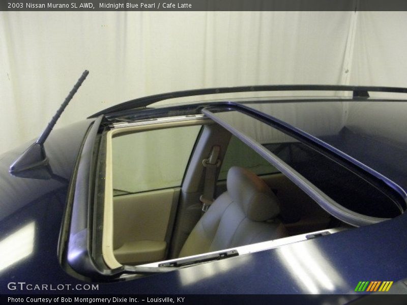 Midnight Blue Pearl / Cafe Latte 2003 Nissan Murano SL AWD