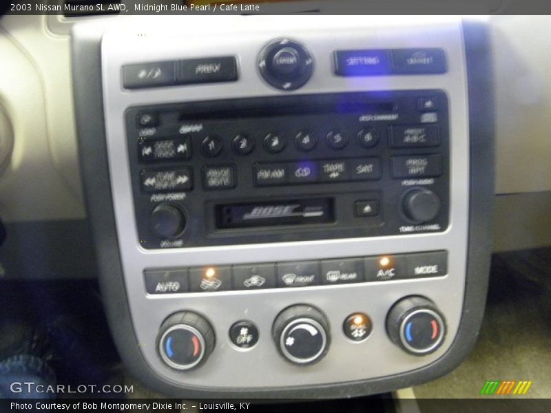 Midnight Blue Pearl / Cafe Latte 2003 Nissan Murano SL AWD