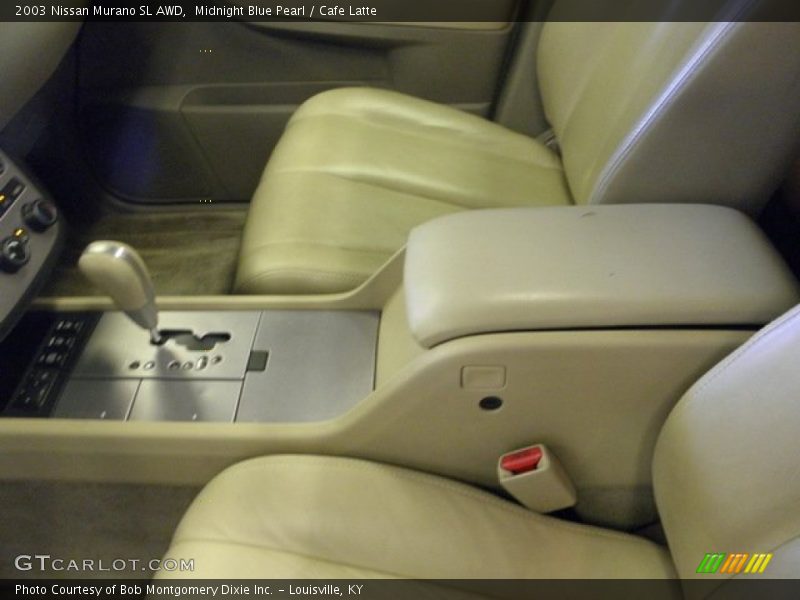 Midnight Blue Pearl / Cafe Latte 2003 Nissan Murano SL AWD