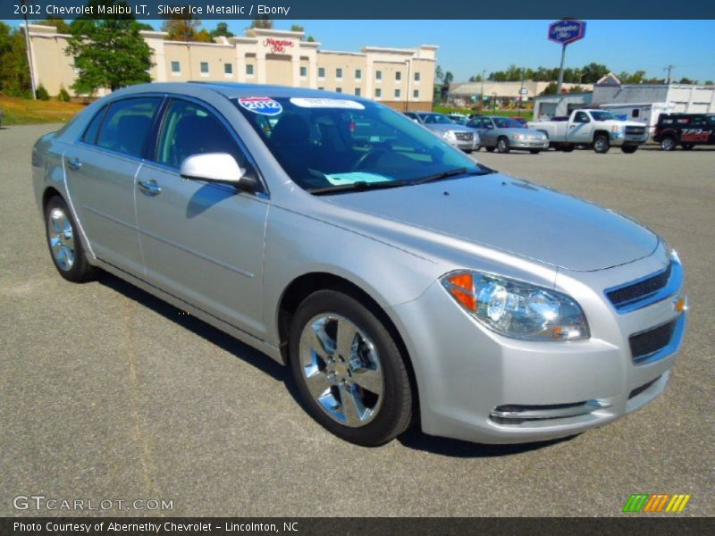 Silver Ice Metallic / Ebony 2012 Chevrolet Malibu LT