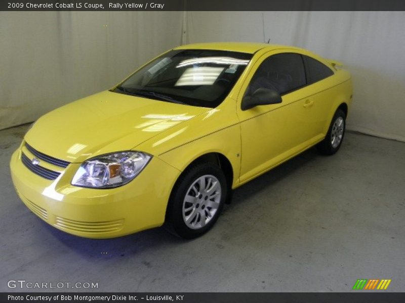 Rally Yellow / Gray 2009 Chevrolet Cobalt LS Coupe