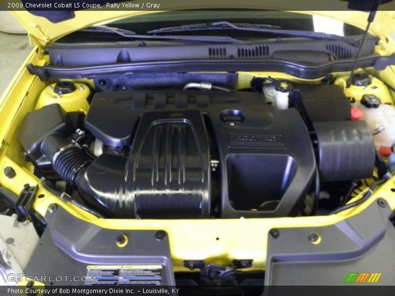 Rally Yellow / Gray 2009 Chevrolet Cobalt LS Coupe