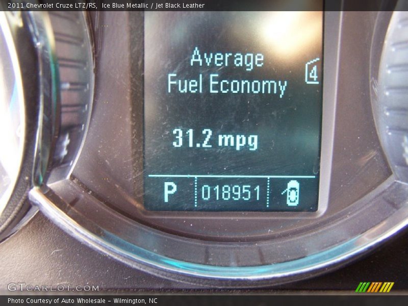 Ice Blue Metallic / Jet Black Leather 2011 Chevrolet Cruze LTZ/RS