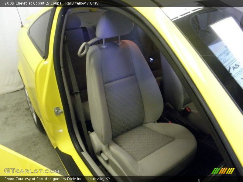 Rally Yellow / Gray 2009 Chevrolet Cobalt LS Coupe