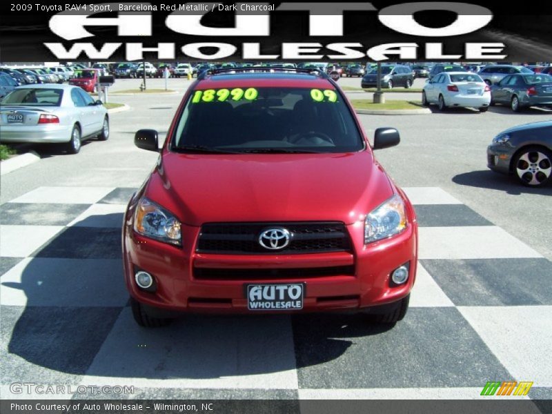 Barcelona Red Metallic / Dark Charcoal 2009 Toyota RAV4 Sport