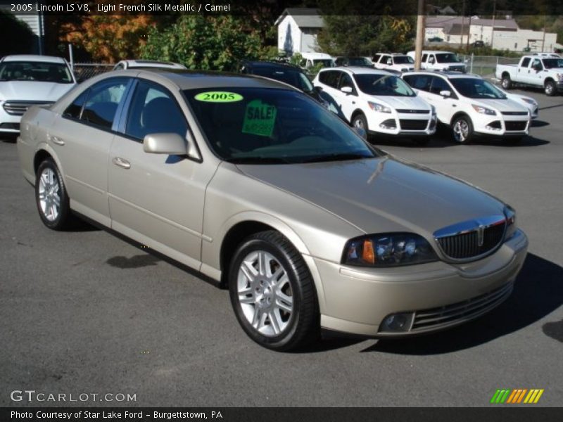 Light French Silk Metallic / Camel 2005 Lincoln LS V8